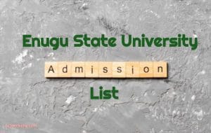 esut admission list 2021