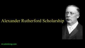 alexander rutherford scholarship 2022